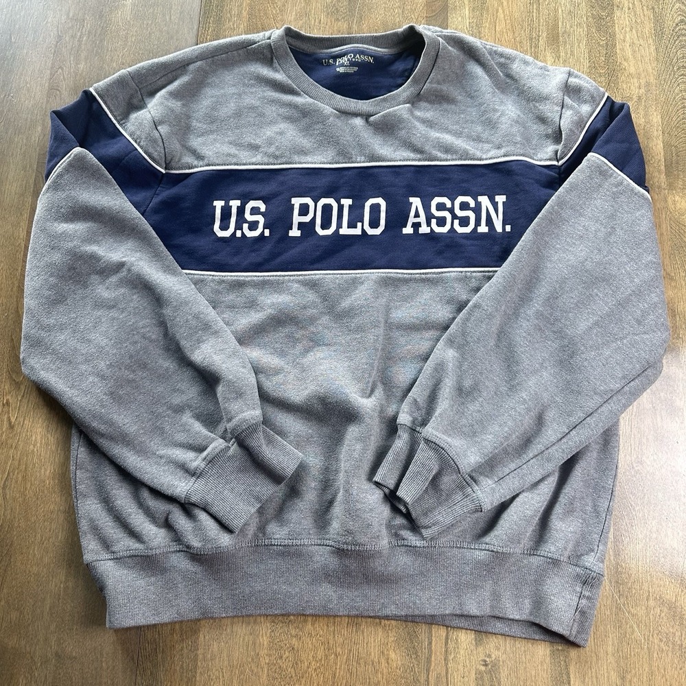 U.S Polo Assn. Crewneckβ Sweater Size XL Gray